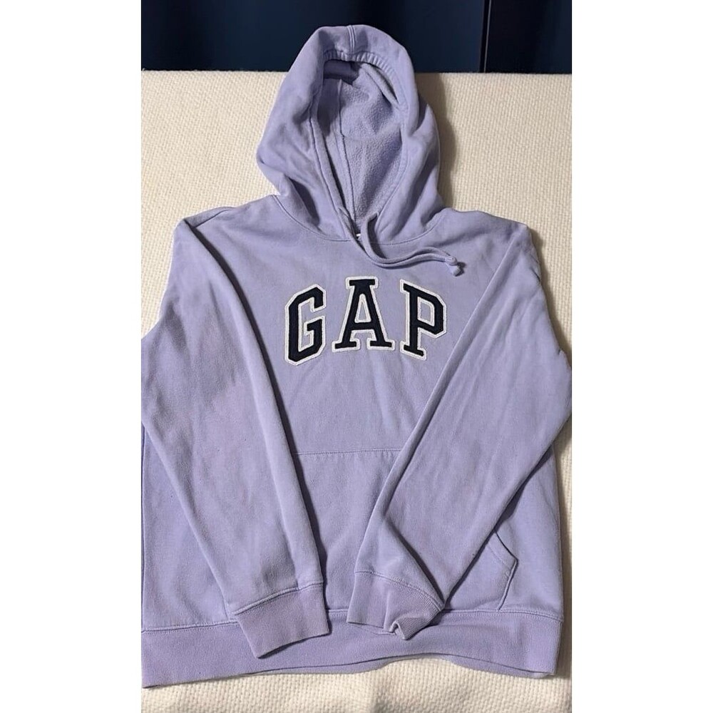 GAP Arch Logo Pullover Hoodie, Light Purple/Lavender, Size xs